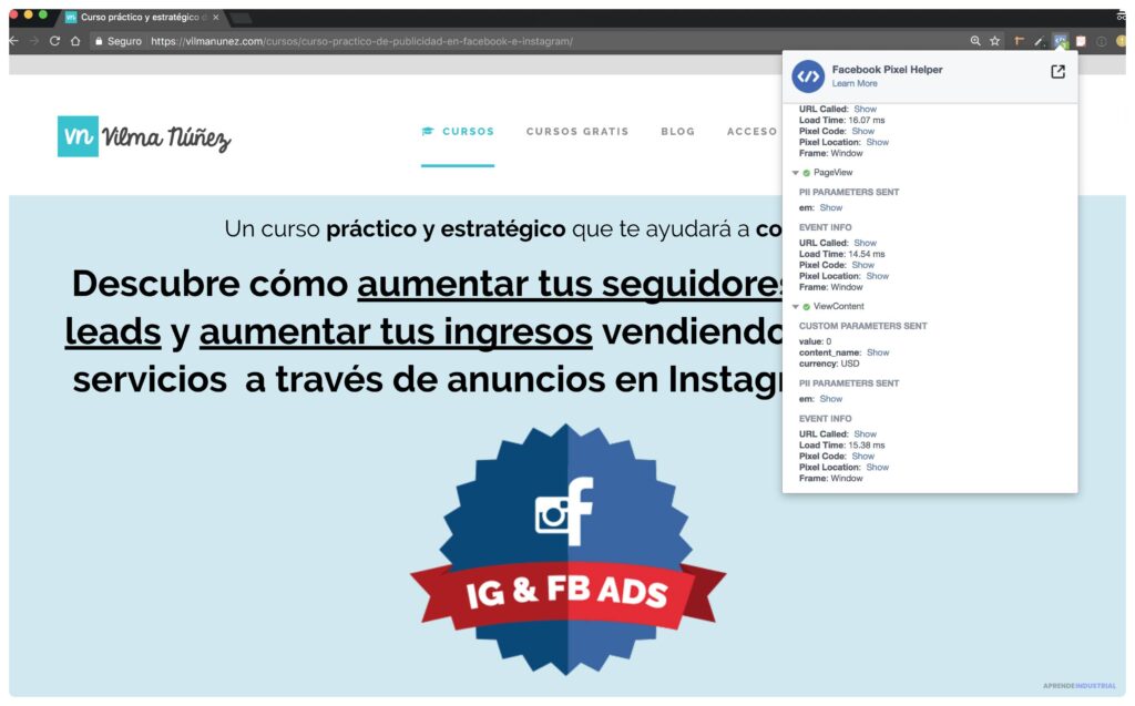 Guía para implementar el pixel de Facebook en tu sitio web